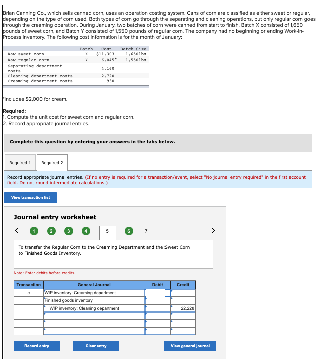 parts 5 and 7. Thank you, please explain as well! Brian Canning