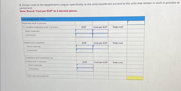 displayed below.] Dengo Company makes a trail mix in two departments: Roasting