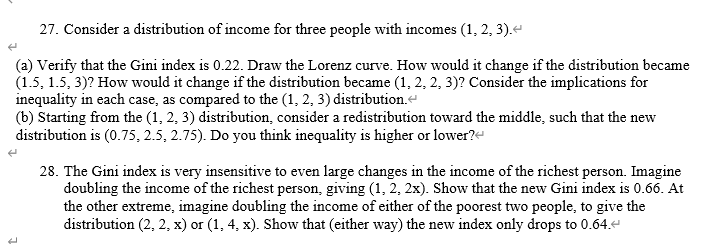  Please help me to answer these questions. 27. Consider a distribution
