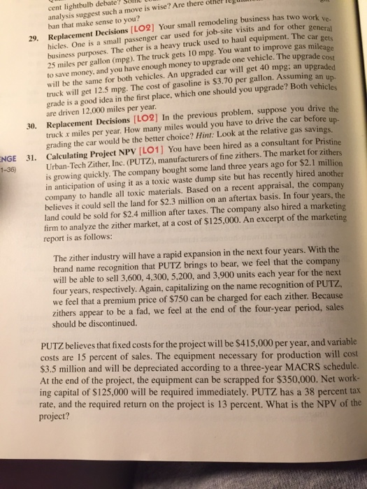  Please answer question 31 in the picture. Your small remodeling business