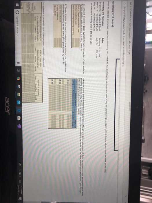  Lab 6.1 (Question 1) - Tyry Learning Inc - Microsoft Edge
