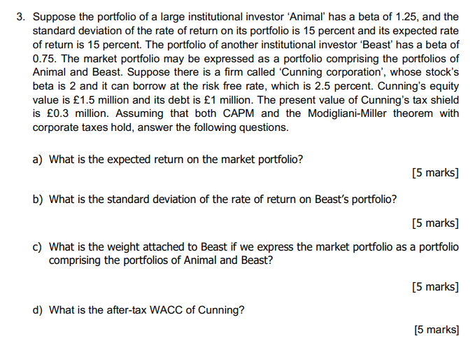 the following statements (no explanations needed): i) Mergers are always successful because