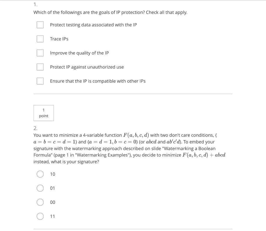 how to discover the embedded watermark and prove authorship? Q1. How to