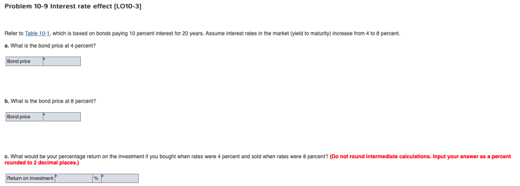 Maturity) PV of Yield to Maturity 2% 4% 6% 7% 8% 9%