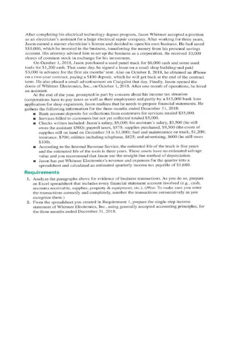  After completing his electrical technology degree program, Jason Whitmer accepted a