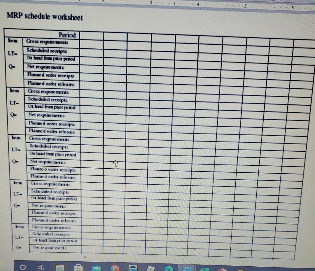 5 . 6 Assignment 1-MRP Question 1 This assignment may be done