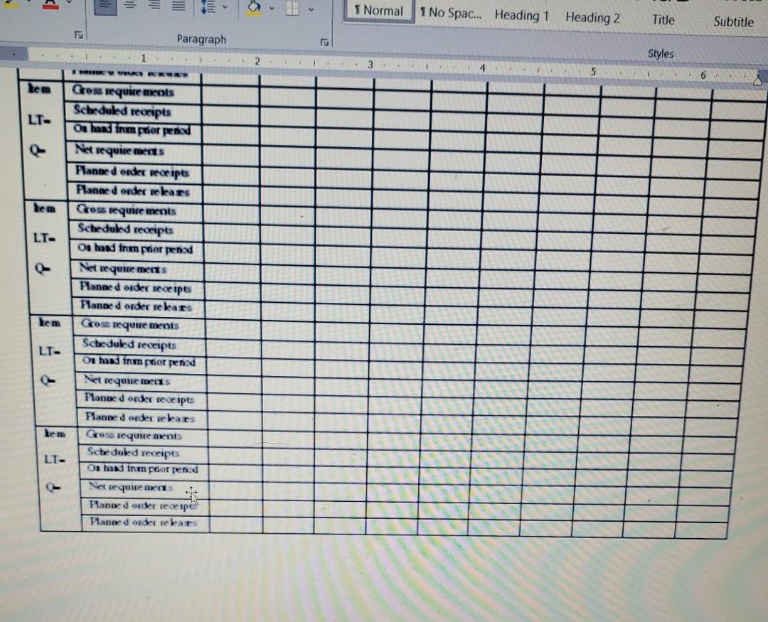 in groups of up to four students. One unit of A is