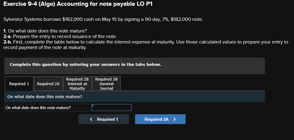  This is a 4 part question on accouting for notes payable,