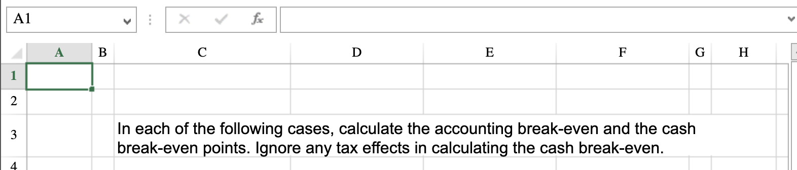  Please show the formulas. Thank you!