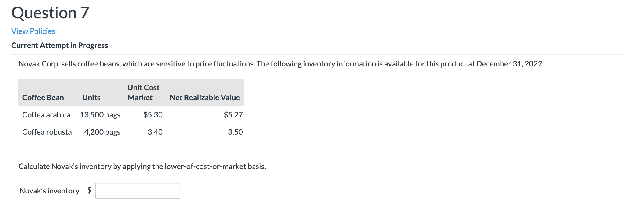  Question 8 --/1 View Policies Current Attempt in Progress Windsor, Inc.