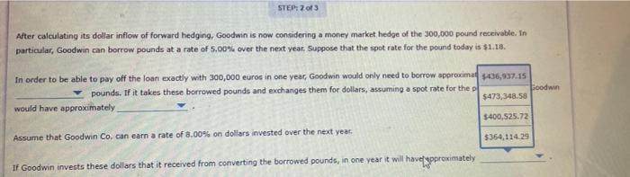 year. Suppose that the spot rate for the pound today is $1.18,