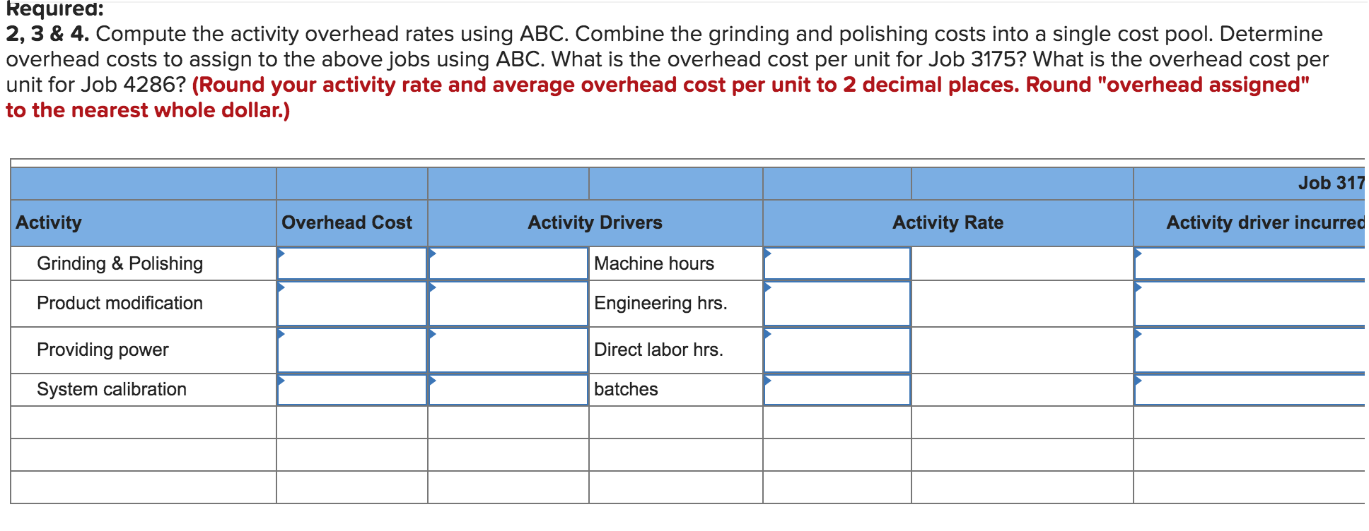 Pro Machining produces machine tools for the construction industry. The following details