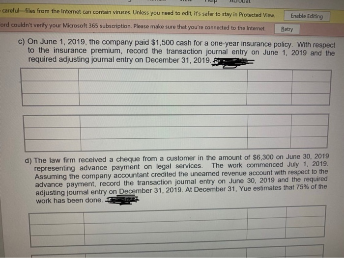 need to edit, it's safer to stay in Protected View. d couldn't