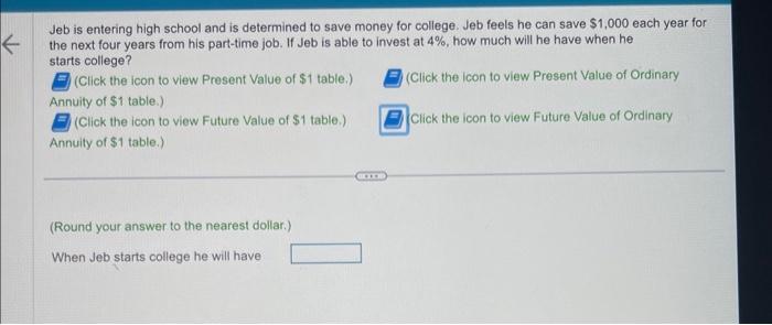 please answer both questions Question 1 question 2 Jeb is entering high