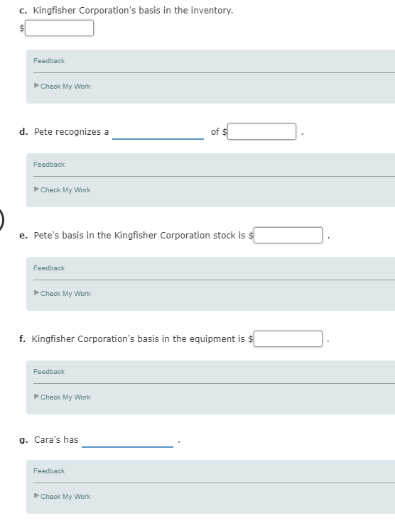 Kingfisher Corporation with the following consideration: Consideration Transferred Number of Shares Issued