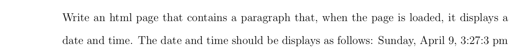 Write an html page that contains a paragraph that, when the