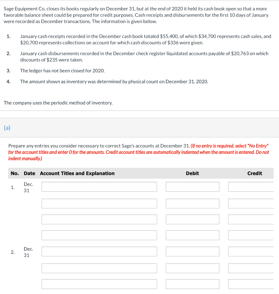 amount of cash to be reported on its December 31, 2020, balance