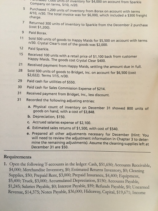 > Practice Set 15-51 Journalizing purchase and sale transactions, making closing entries,