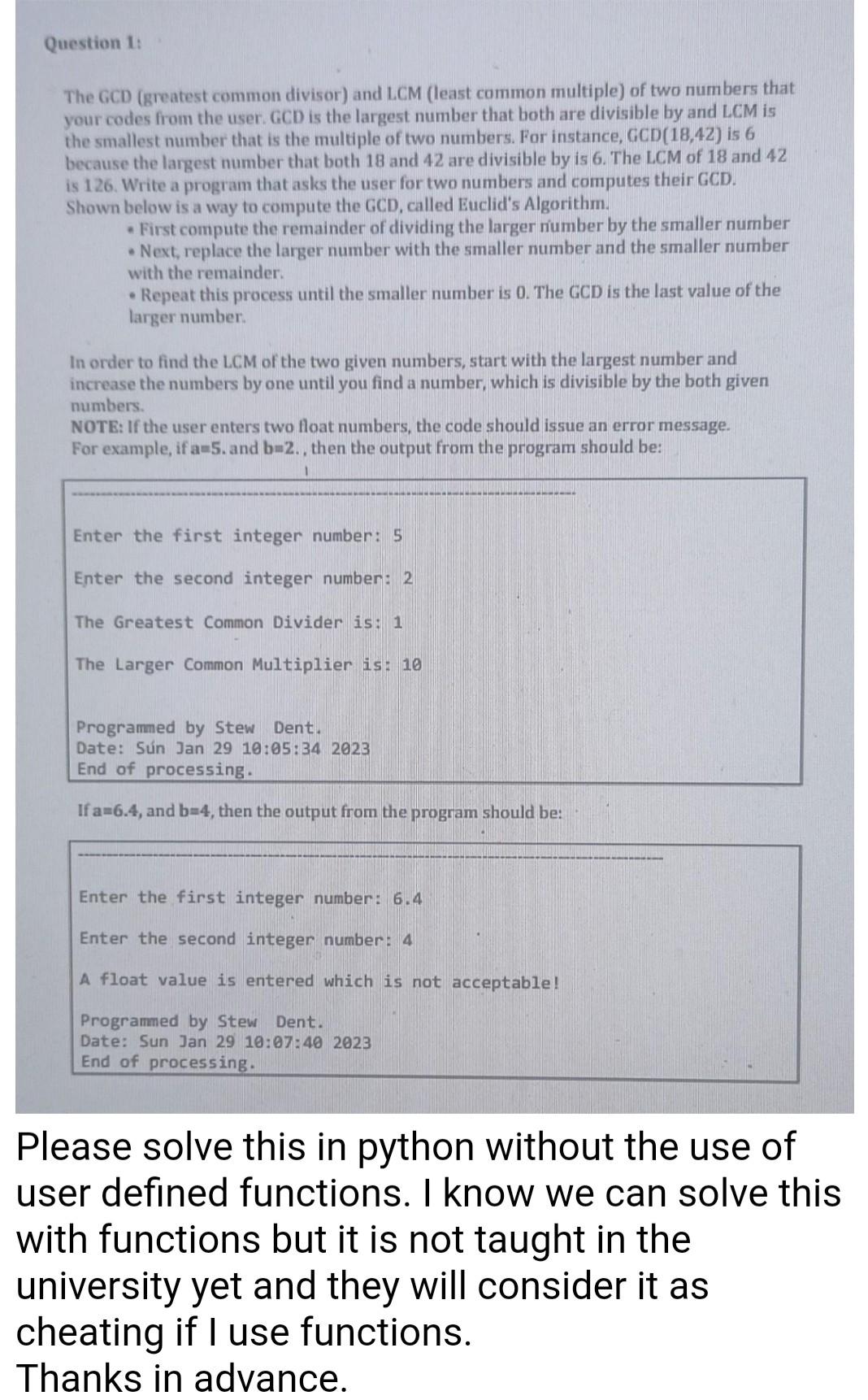  Please don't use the user defined functions. I am posting this