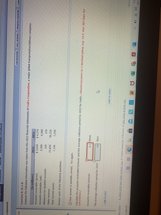  Downloadable eTextbook ssignment CALCULATOR FULL SCREEN LS PRINTER VERSION 1 BA