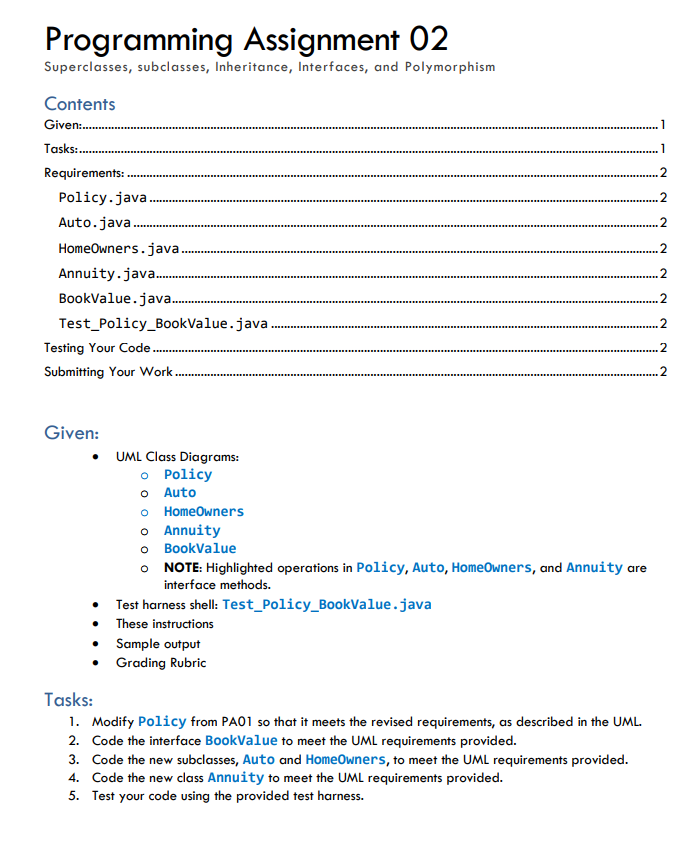 JAVA only please *****************************************EXPECTED OUTPUT************************************** *************************TEST HARNESS********************************** /* * This is a