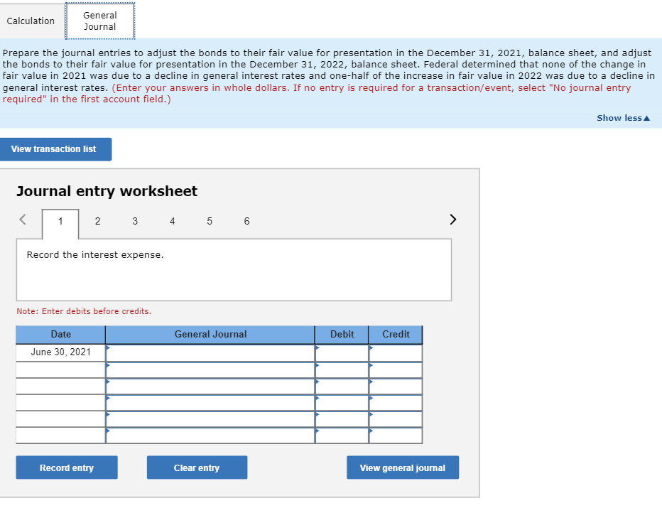 22 Exercise 14-29 (Algo) Reporting bonds at fair value (LO14-6) Federal Semiconductors