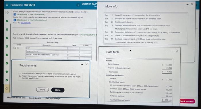 please answer requirement 1 and 2 requirement 1: please journalize transactions (Feb.