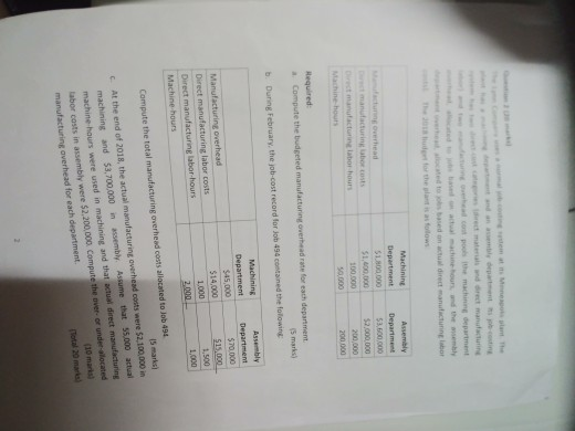 in the micing department, and chemical Y is added when the product