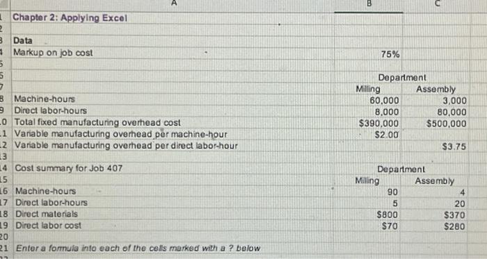 area back to $390,000, keeping all of the other data the same
