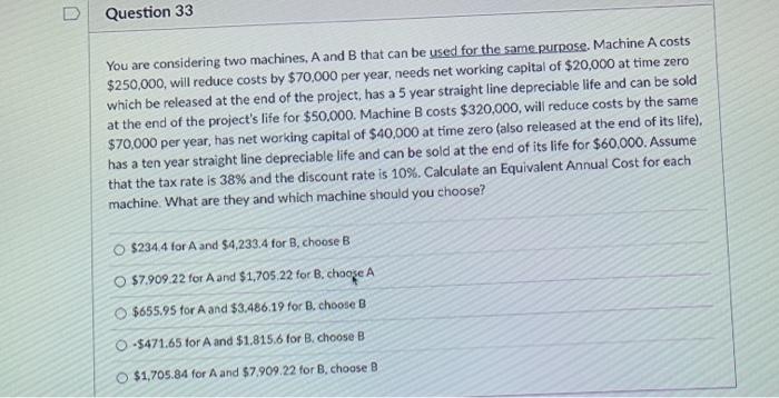 projects for the firm, project X and project Y. After your analysis