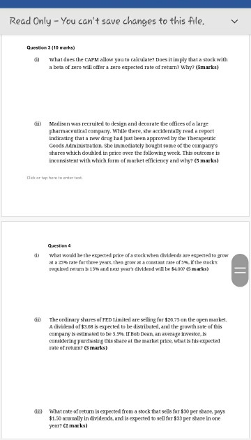 Read Only - You can't save changes to this file. Question