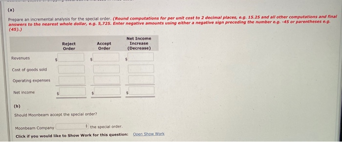Company manufactures toasters. For the first 8 months of 2020, the company