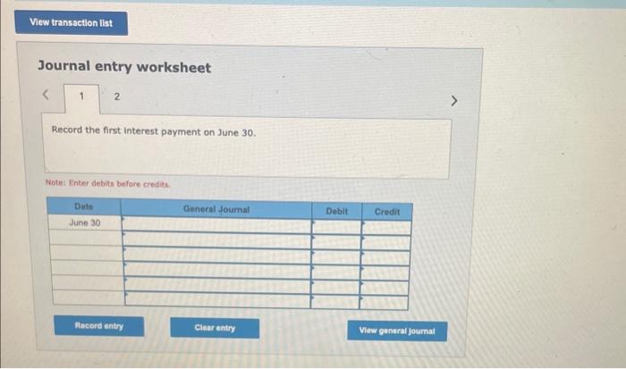 Required: 1. Prepare the January 1 journal entry to record the bonds'