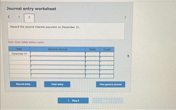 issuance. 2(a) For each semiannual period, complete the table below to calculate