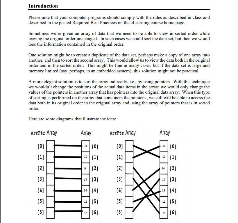  in c++ example input file : 10 ------number of elements in