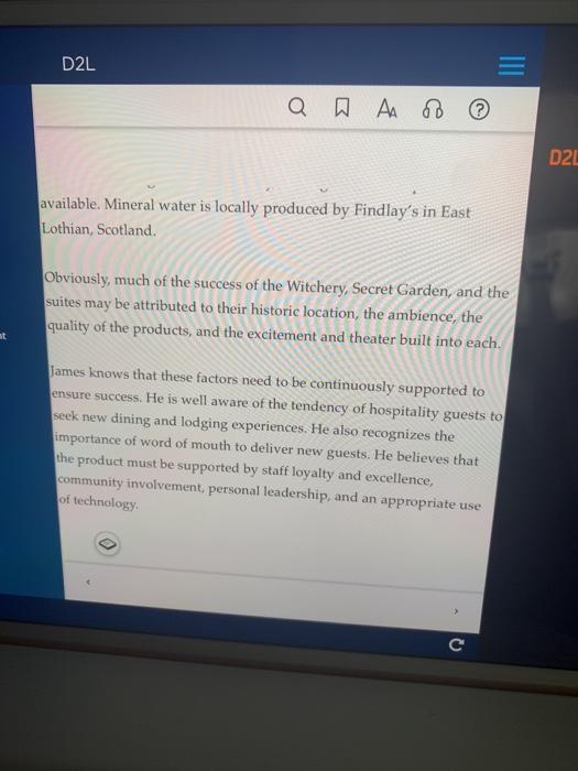 D2L a D AA ob Case 8 The Witchery by the Castle