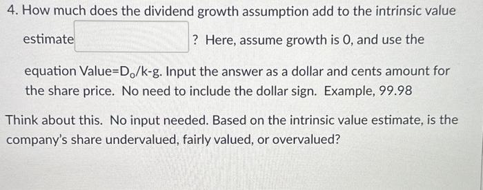 information regarding Global Shipping Inc.: Current share price =$28 Recent dividend per