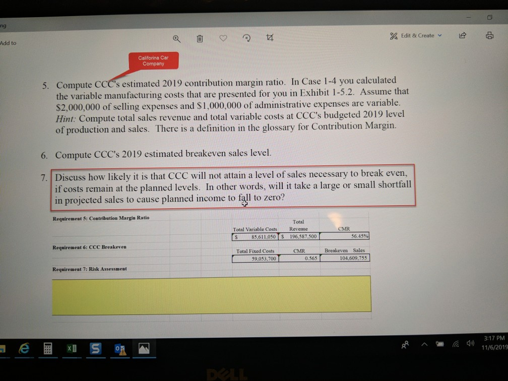  please help me answer question 7 Add to Q & A