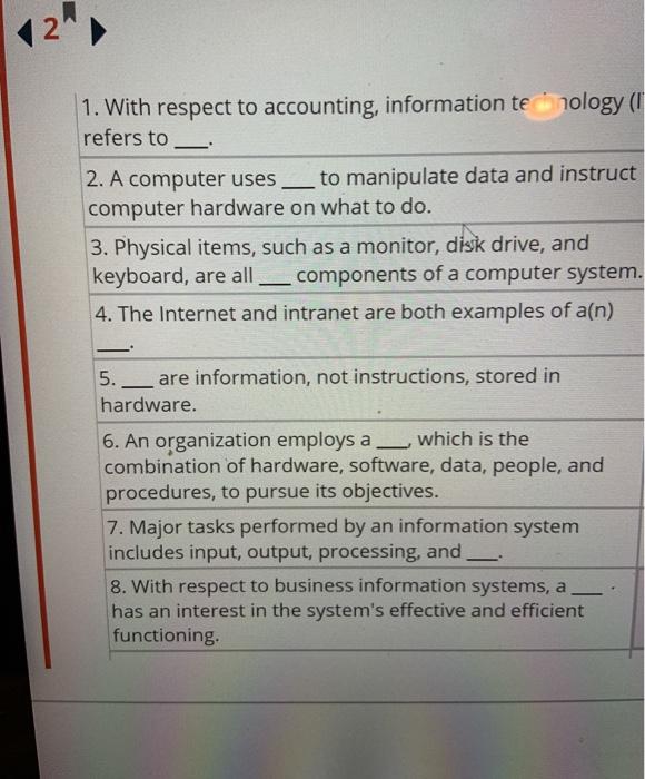 word bank: business information system stakeholder hardware cloud computing social network