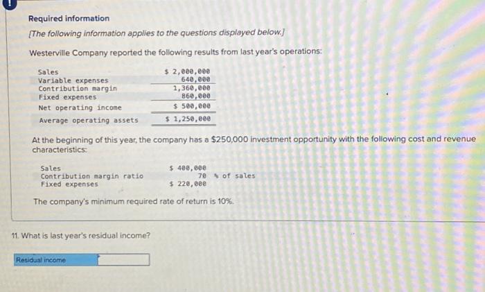 pls help!! will give a thumbs up if correct Required information [The