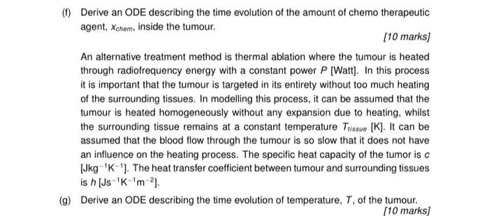 be created based on conservation of mass, momentum and energy (heat). Cancer