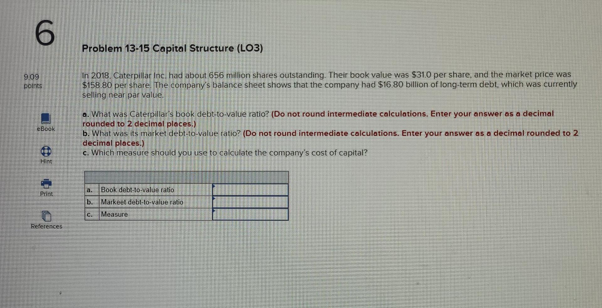 market value of the equity of Okefenokee Condos is $12 million, and