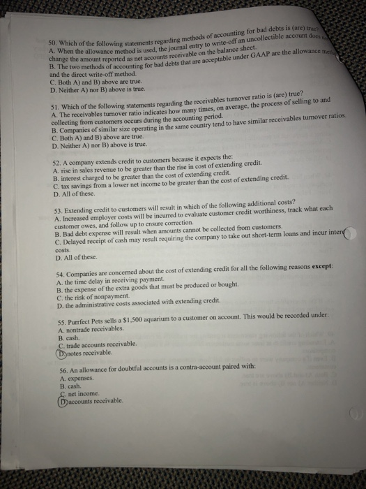 so confident about them. I would greatly appreciate the help. All are