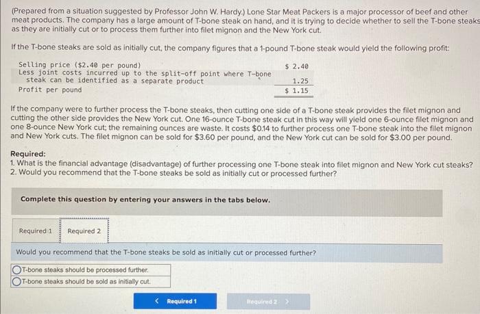 Lone Star Meat Packers is a major processor of beef and other