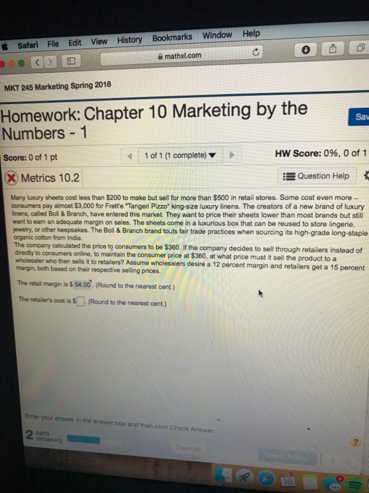  Safari File Edit View History Bookmarks Window Help mathxd.com MKT 245