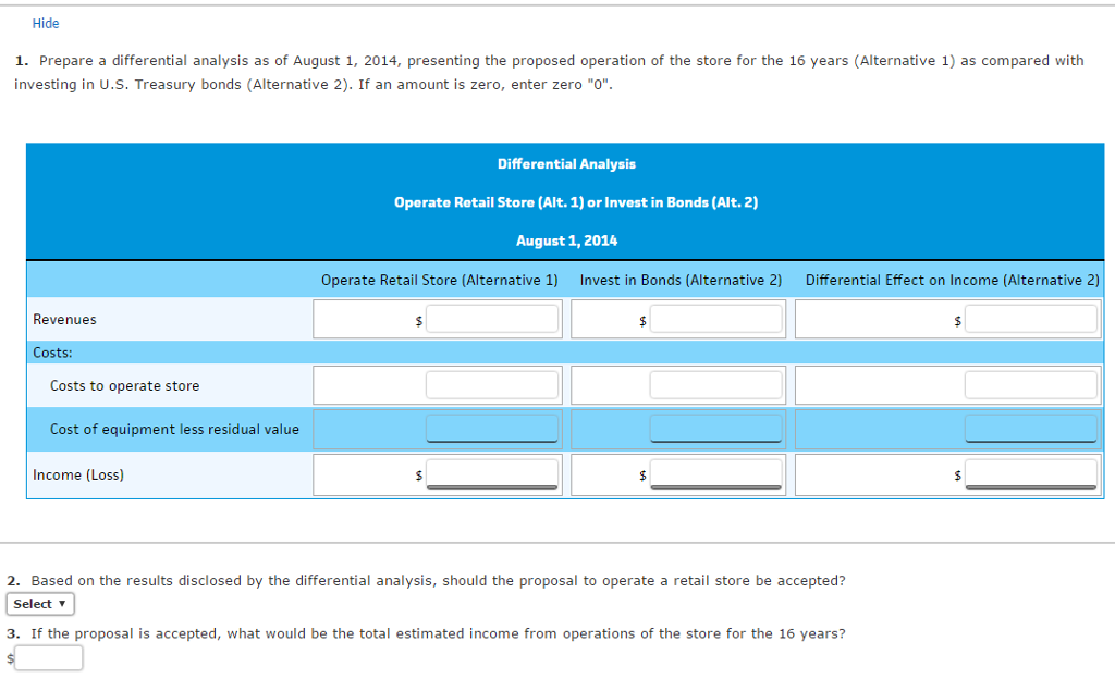 Matrix tores Inc. is considering leasing a building and purchasing the necessary