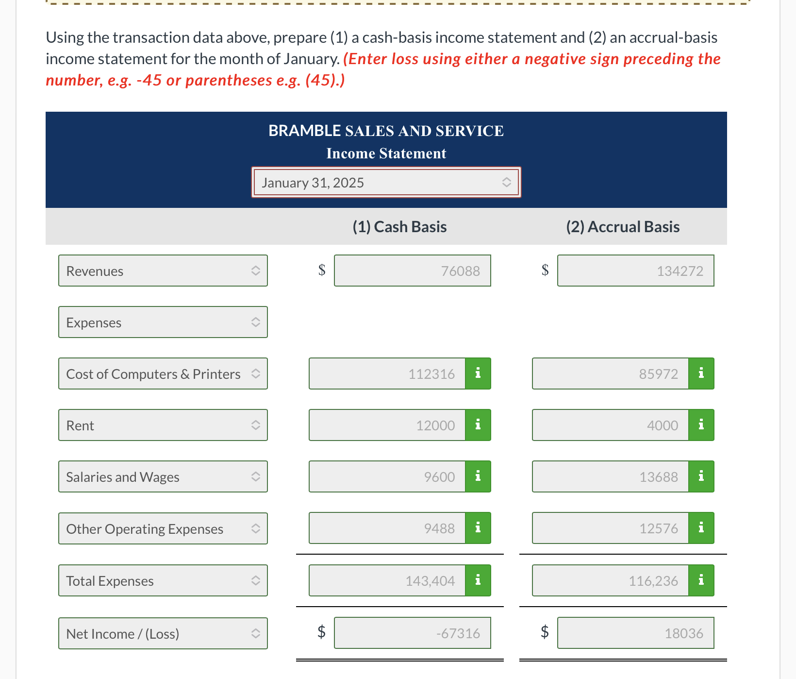 Please Help me prepare a balance sheet.. thank you Using the transaction