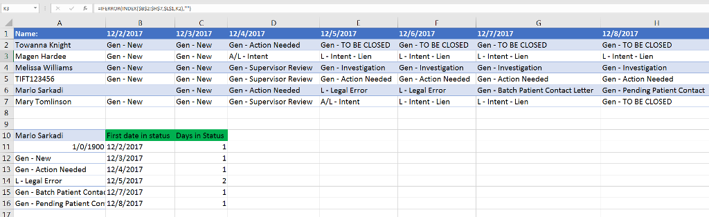 Help with excel formula. You will notice that cell B6 is blank.