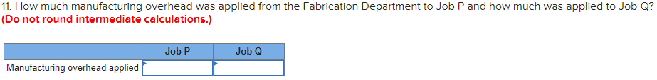 two manufacturing departmentsMolding and Fabrication. It started, completed, and sold only two