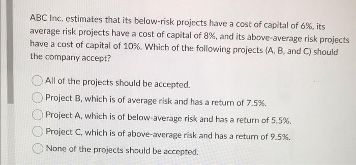 Please help please please please asap help please it important ABC Inc.